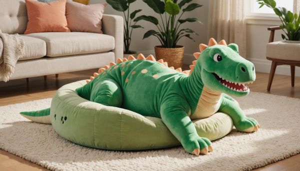 Découvrez le lit pour chien kawaii dinosaur : confort et style !