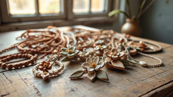 Découvrez les bijoux en céramique artisanaux tendance